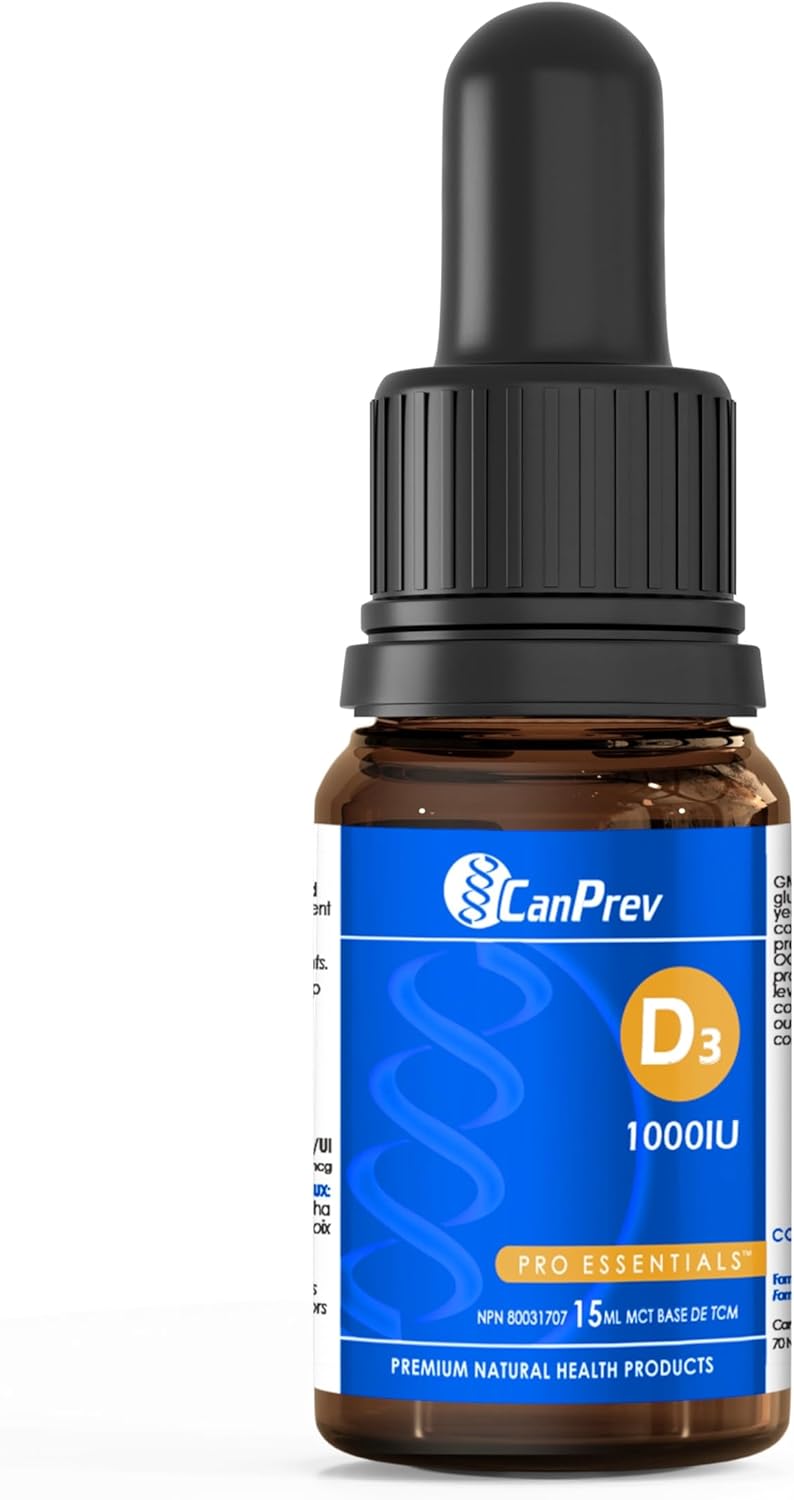 CanPrev D3 Drops 1000IU 15ml | Anthem Supplements Canada