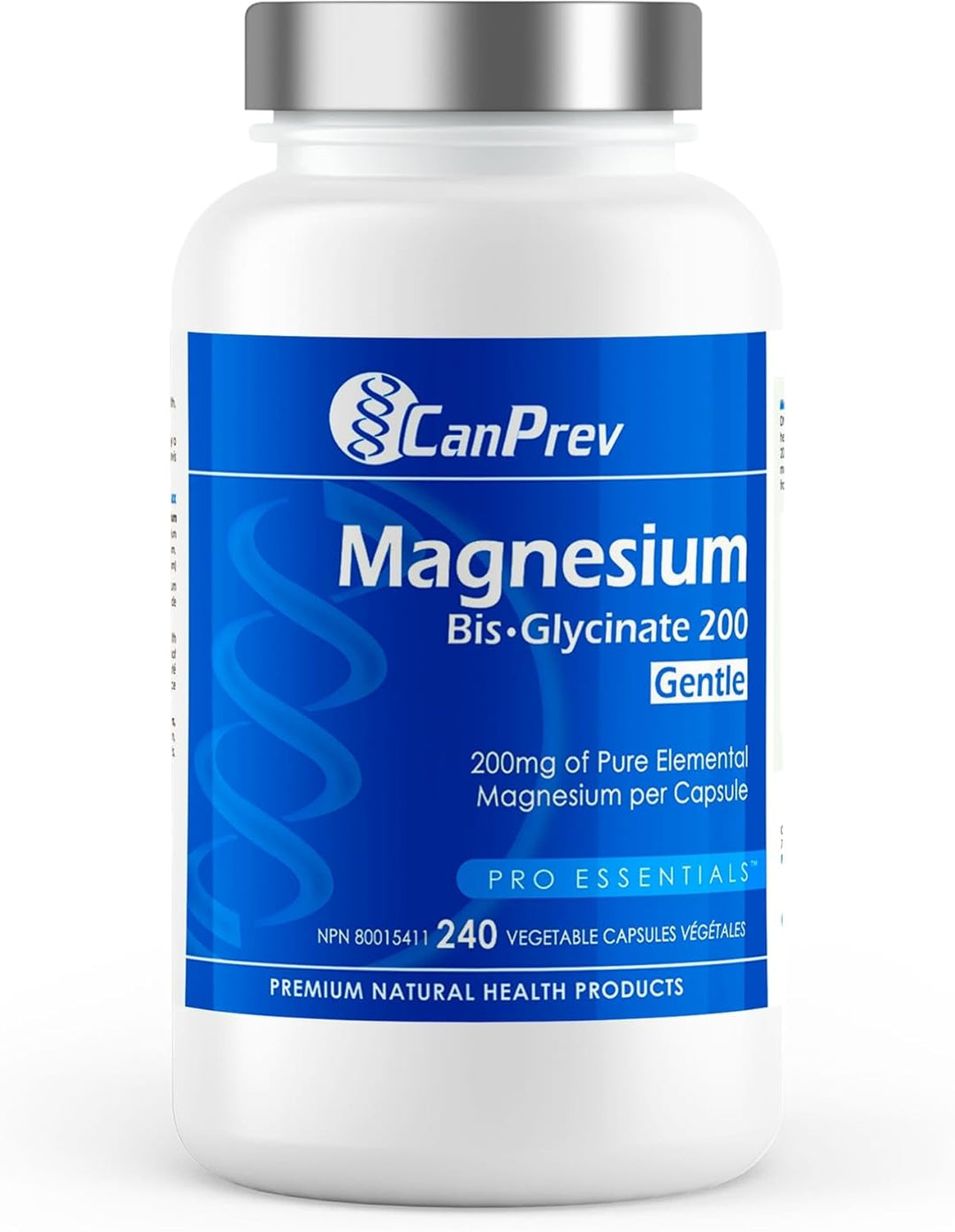 CanPrev Magnesium Bis - Glycinate 200 Gentle 240 Vcaps | Anthem Supplements Canada