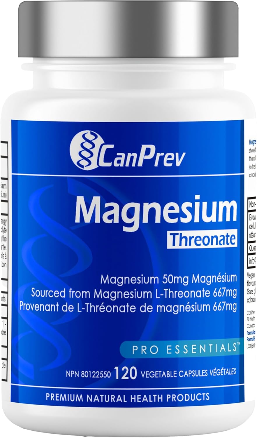 CanPrev Magnesium Threonate 120 Vcaps | Anthem Supplements Canada