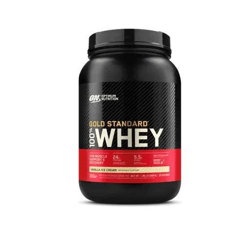 Optimum Nutrition ON Gold Standard 100% Whey Vanilla Ice Cream | Anthem Supplements Canada