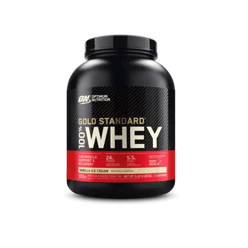 Optimum Nutrition ON Gold Standard 100% Whey Vanilla Ice Cream | Anthem Supplements Canada