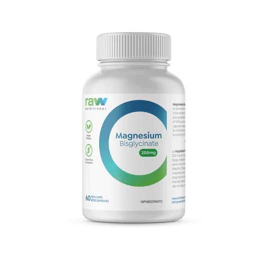Raw Nutritional Magnesium Bis - Glycinate | Anthem Supplements Canada
