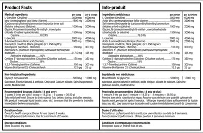 Supplement Label