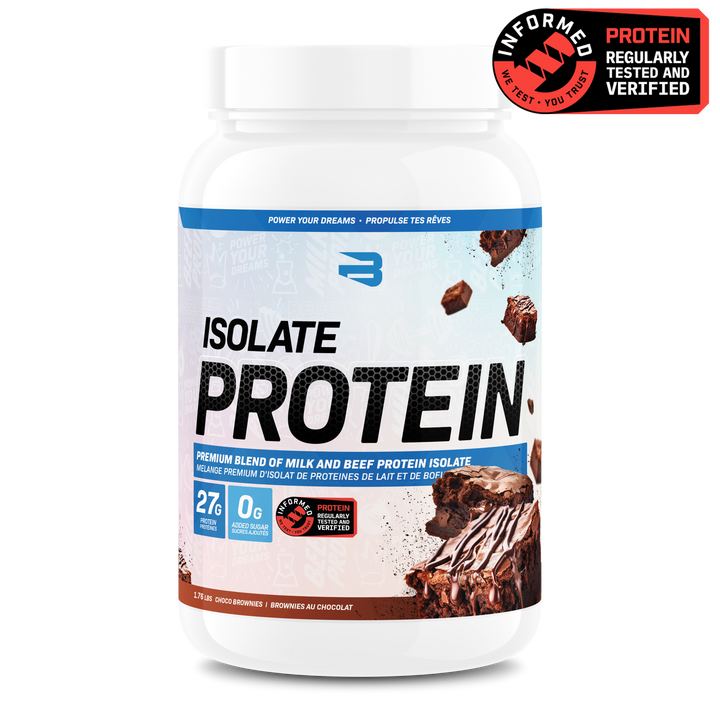 Believe Isolate Protein Choco Brownies / 1.76lb | Anthem Supplements Canada