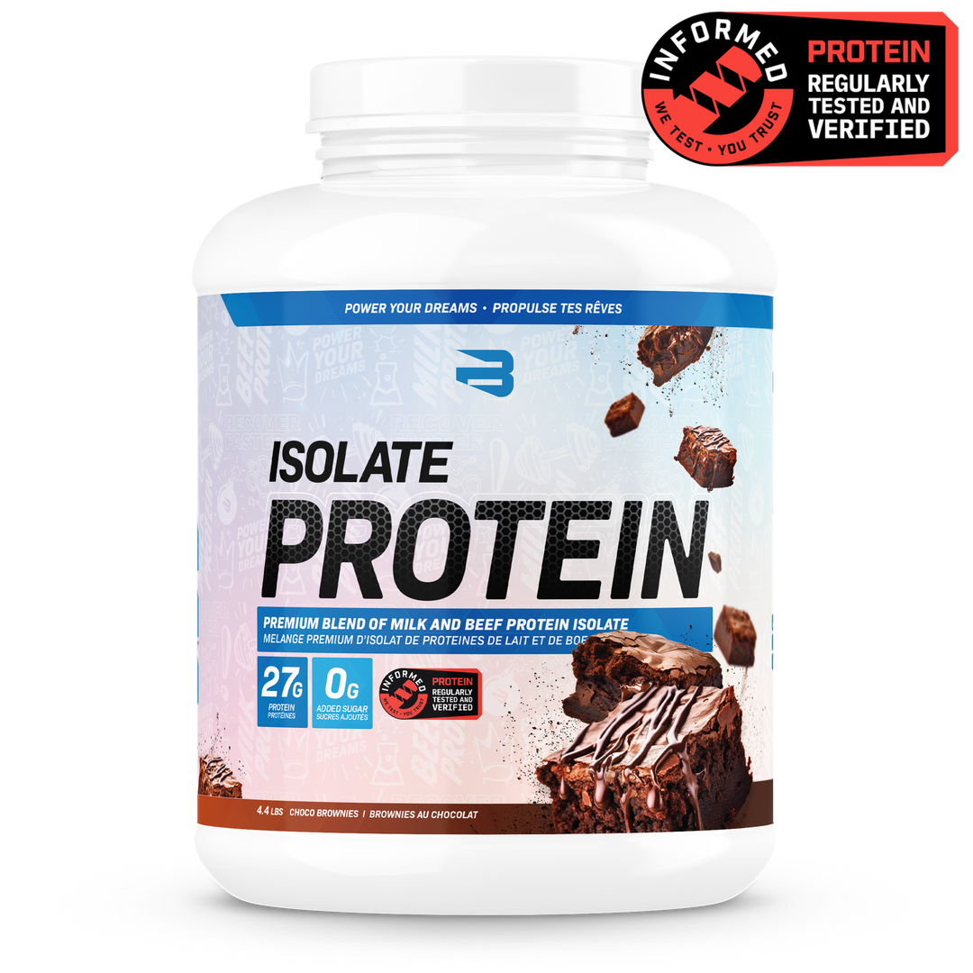 Believe Isolate Protein Choco Brownies / 4.4lb | Anthem Supplements Canada