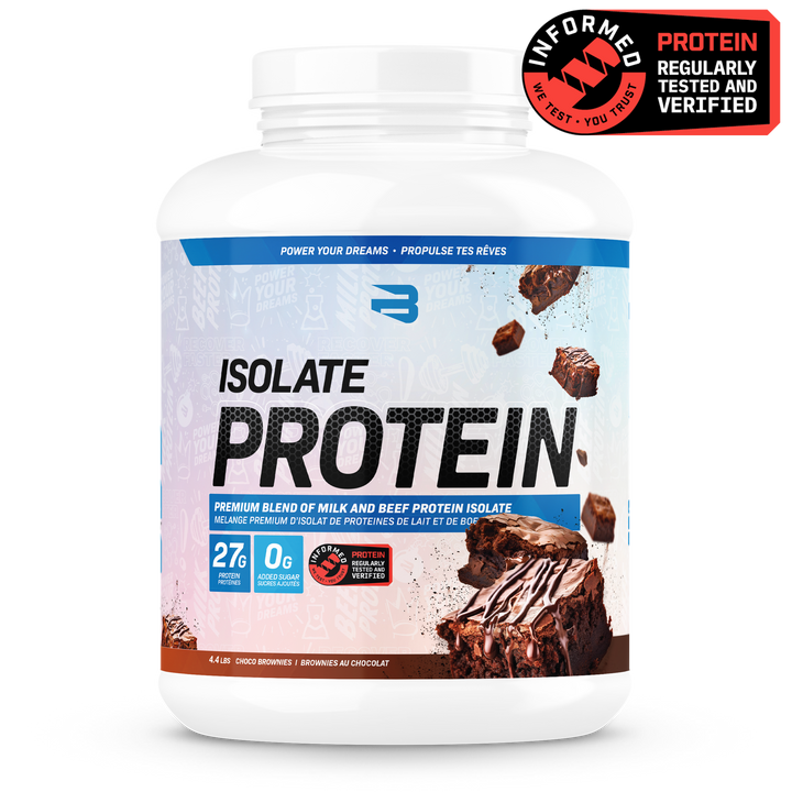 Believe Isolate Protein Choco Brownies / 4.4lb | Anthem Supplements Canada