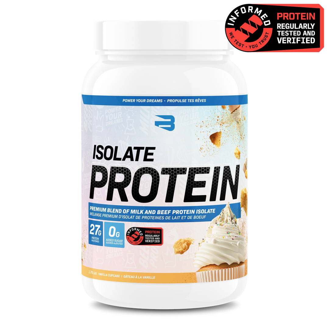 Believe Isolate Protein Vanilla Cupcake / 1.76lb | Anthem Supplements Canada