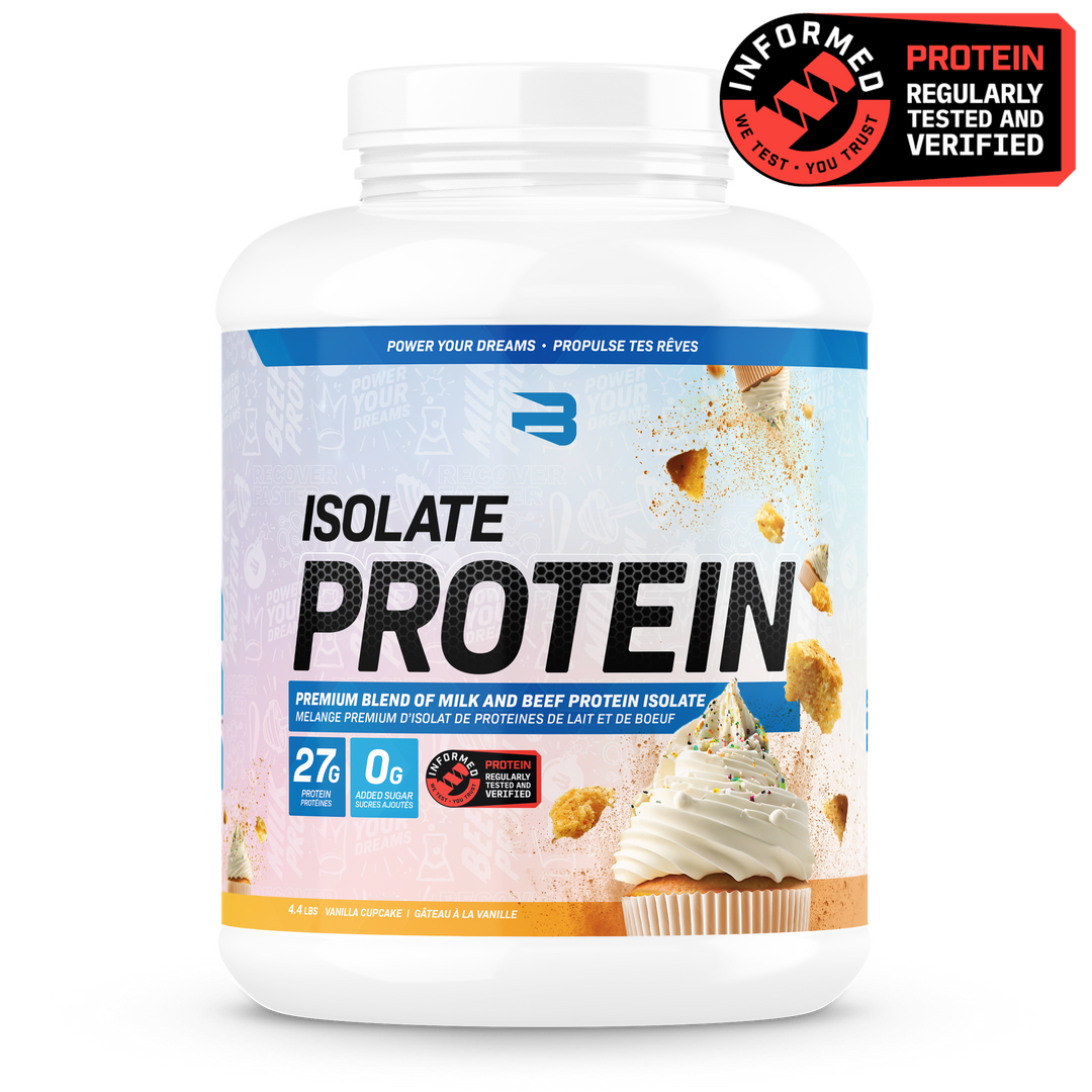 Believe Isolate Protein Vanilla Cupcake / 4.4lb | Anthem Supplements Canada