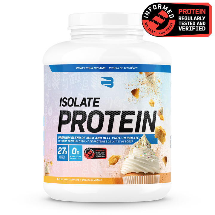 Believe Isolate Protein Vanilla Cupcake / 4.4lb | Anthem Supplements Canada