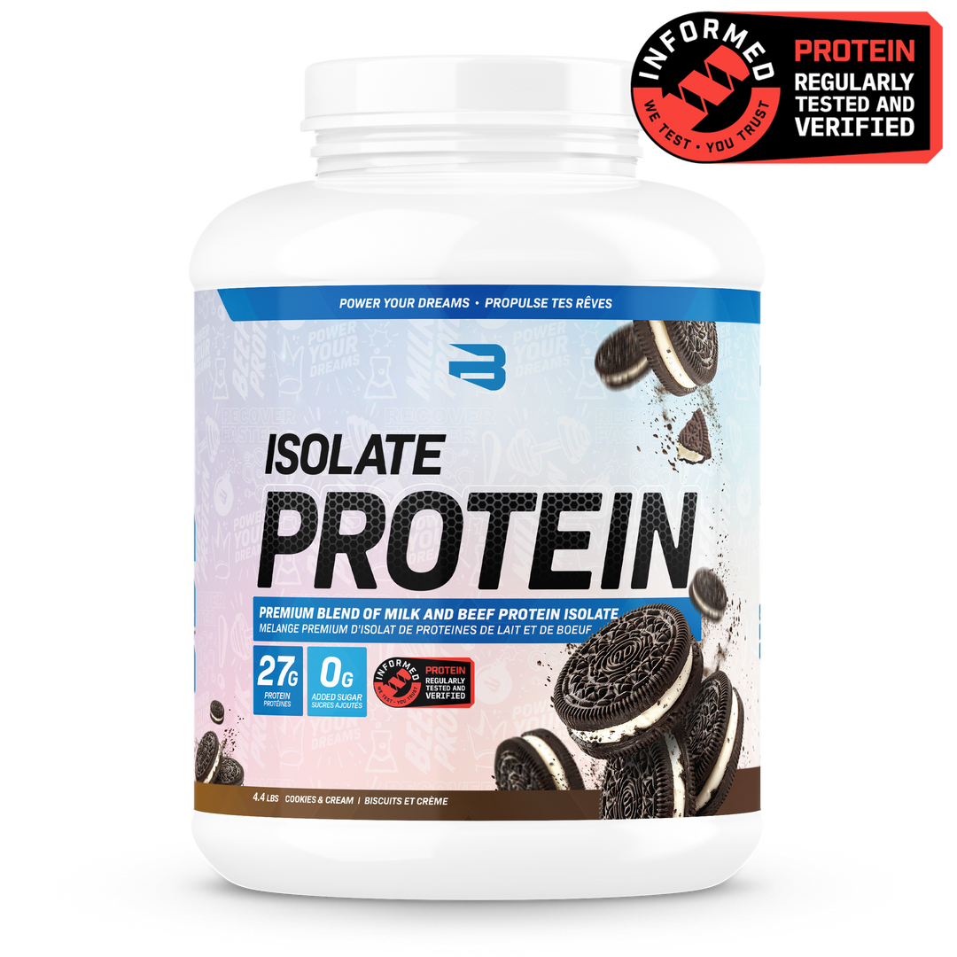 Believe Isolate Protein Cookies & Cream / 4.4lb | Anthem Supplements Canada