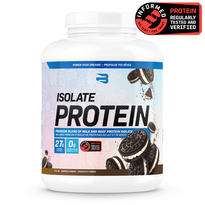 Believe Isolate Protein Cookies & Cream / 4.4lb | Anthem Supplements Canada