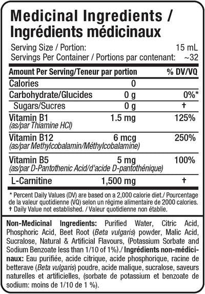 Supplement Label