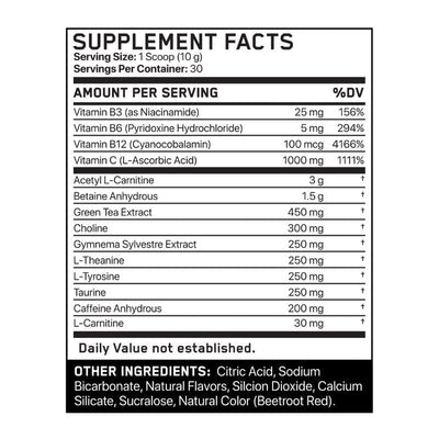 Supplement Label