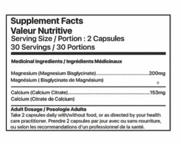 Supplement Label