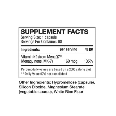 Supplement Label