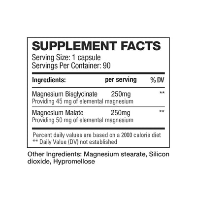 Supplement Label