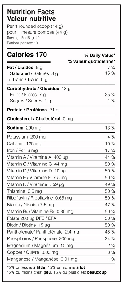 Supplement Label