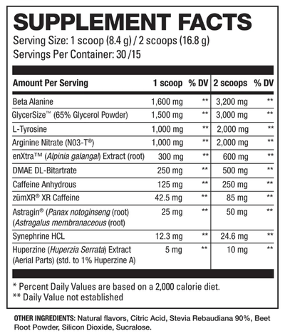 Supplement Label