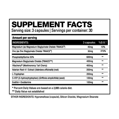 Supplement Label