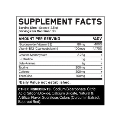Supplement Label