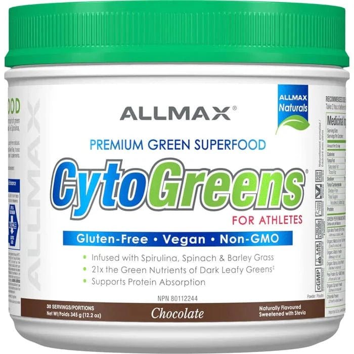Allmax CytoGreens Chocolate | Anthem Supplements Canada