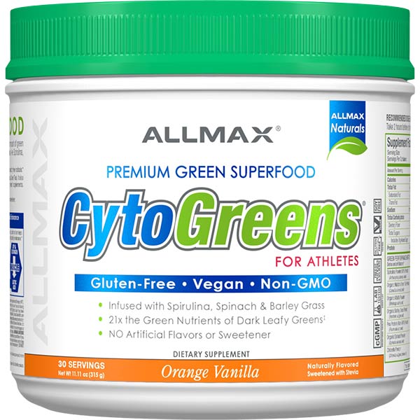 Allmax CytoGreens Orange Van | Anthem Supplements Canada