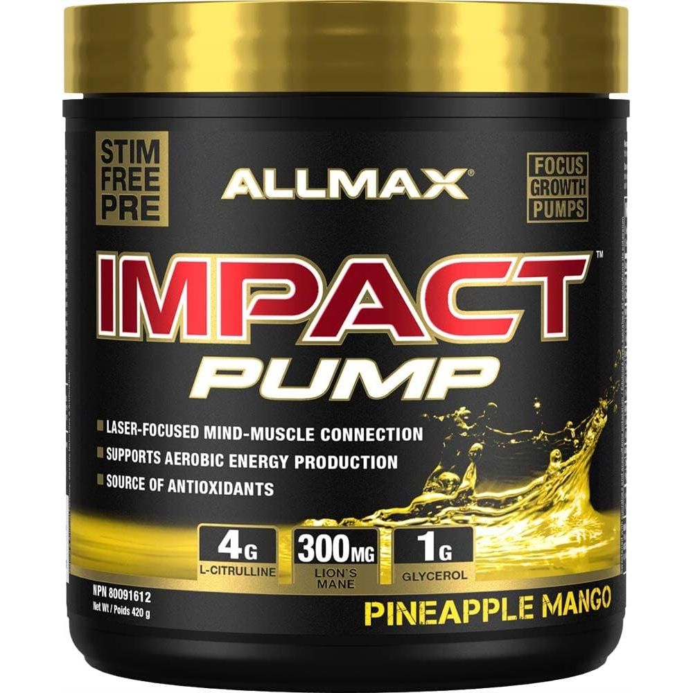 Allmax Impact Pump Pineapple Mango | Anthem Supplements Canada