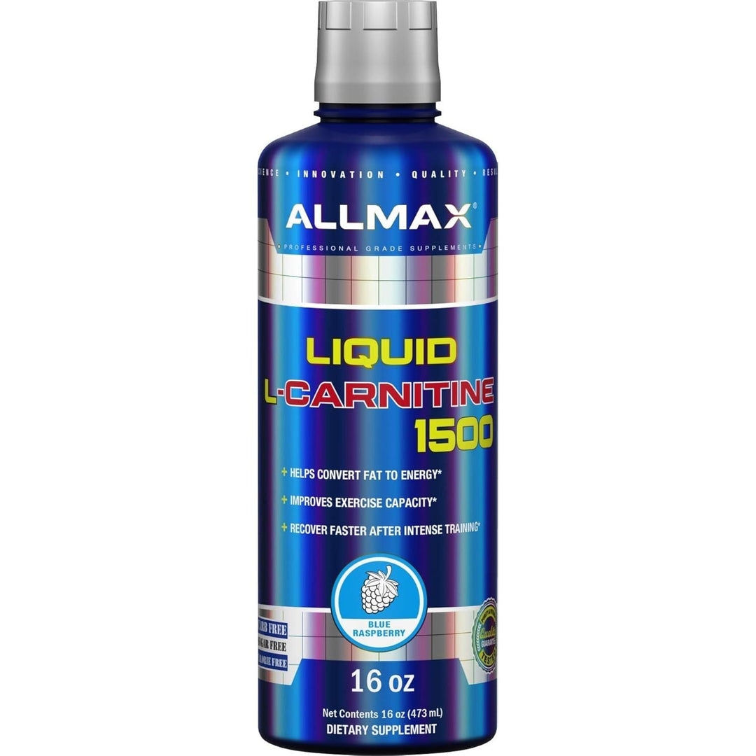 Allmax L - Carnitine 16oz Blue Raspberry | Anthem Supplements Canada