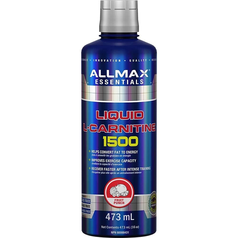 Allmax L - Carnitine 16oz Fruit Punch | Anthem Supplements Canada