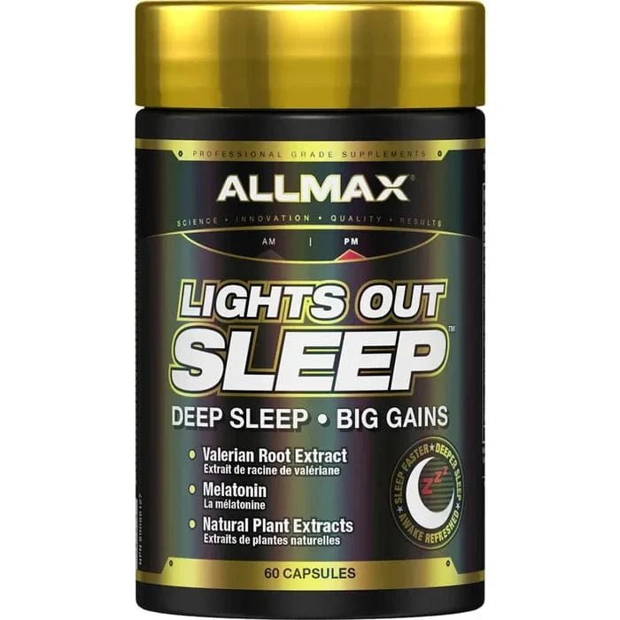 Allmax Lighs Out Sleep 60ct | Anthem Supplements Canada