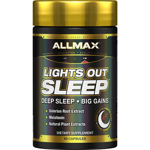 Allmax Lights Out Sleep - 60 Capsules | Anthem Supplements Canada
