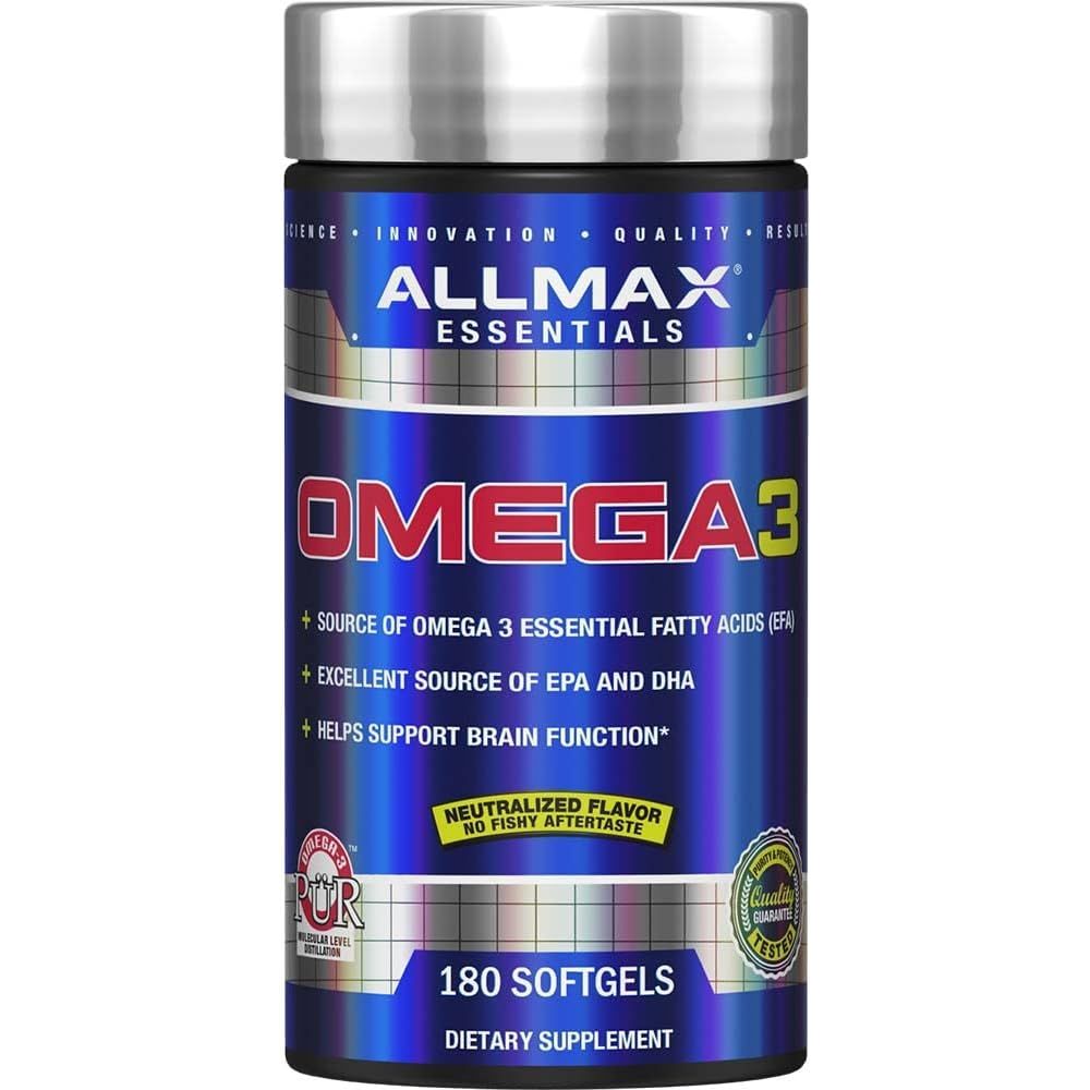 Allmax OMEGA 3 180ct | Anthem Supplements Canada