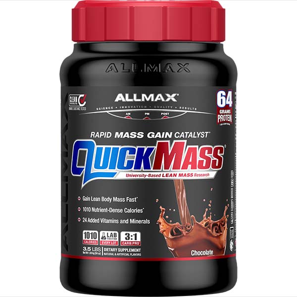Allmax Quickmass Chocolate | Anthem Supplements Canada