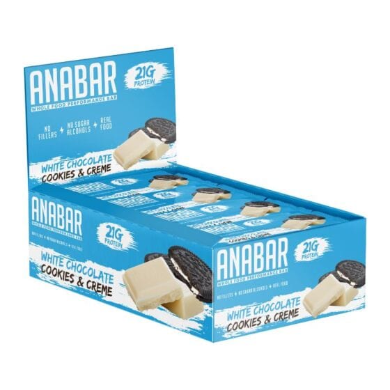 Anabar White Chocolate Cookies & Cream | Anthem Supplements Canada