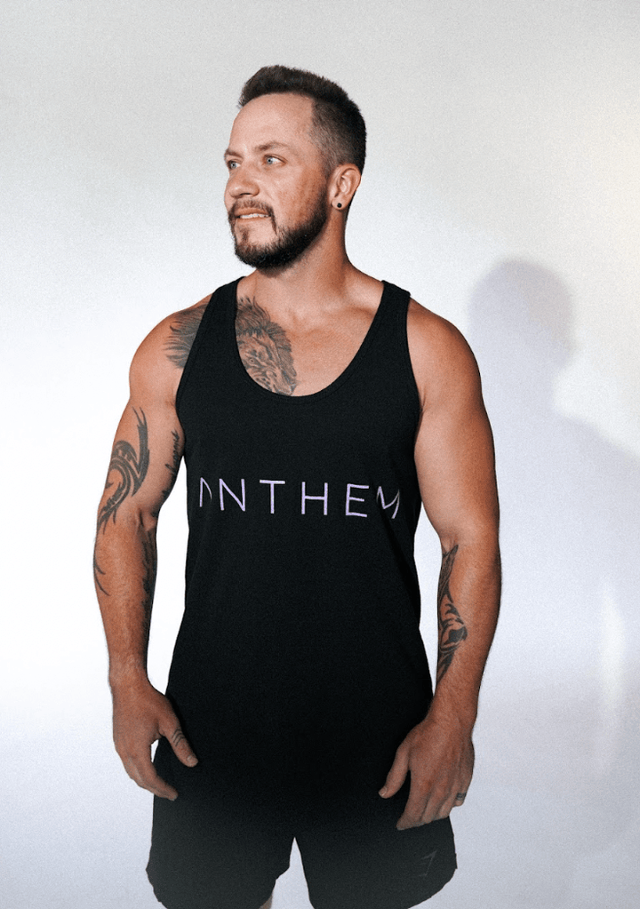 Anthem Mens Tank Black | Anthem Supplements Canada