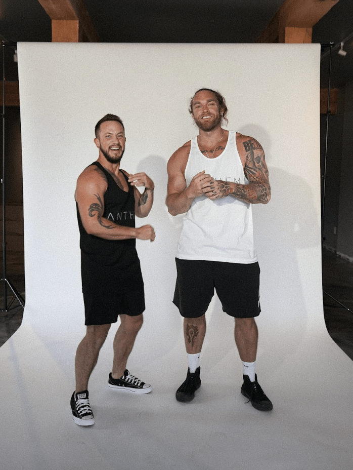 Anthem Mens Tank White | Anthem Supplements Canada