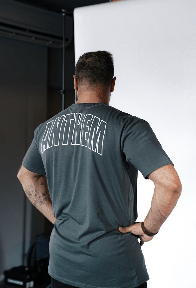 Anthem Tee Charcoal | Anthem Supplements Canada