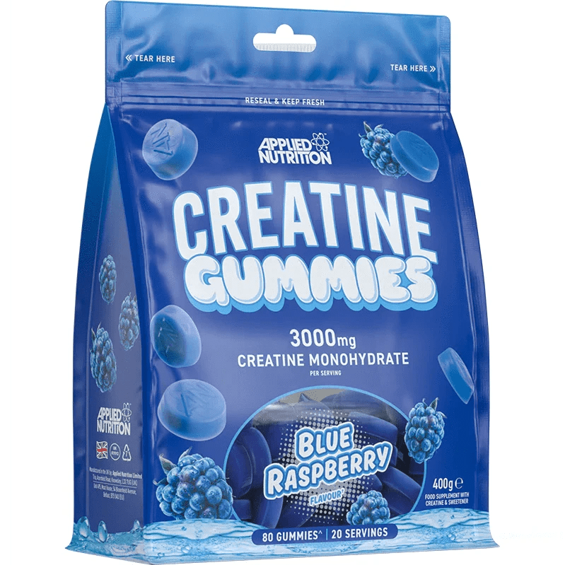 Applied Nutrition Creatine Gummies 20 servings Blue Raspberry | Anthem Supplements Canada