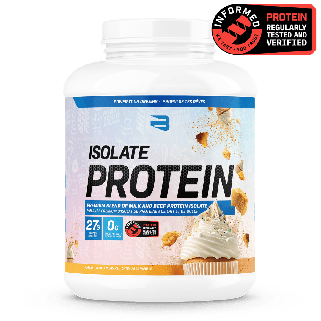 Believe Isolate Protein Vanilla Cupcake | Anthem Supplements Canada