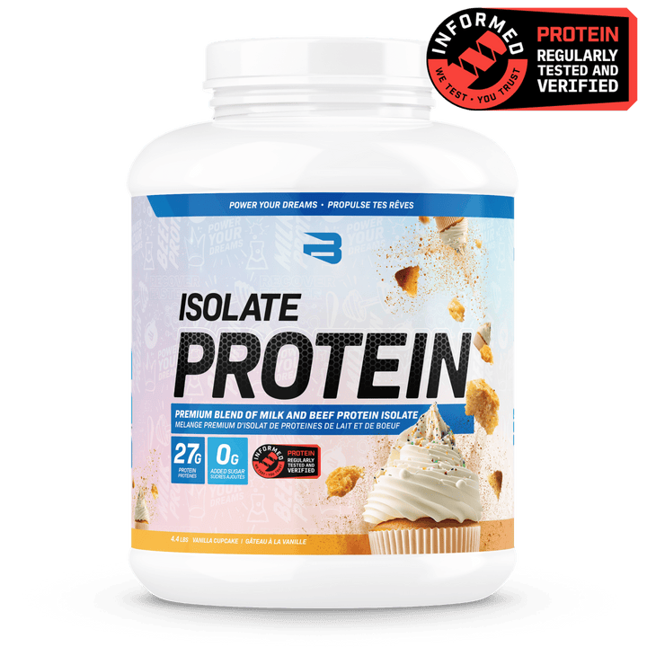 Believe Isolate Protein Vanilla Cupcake | Anthem Supplements Canada