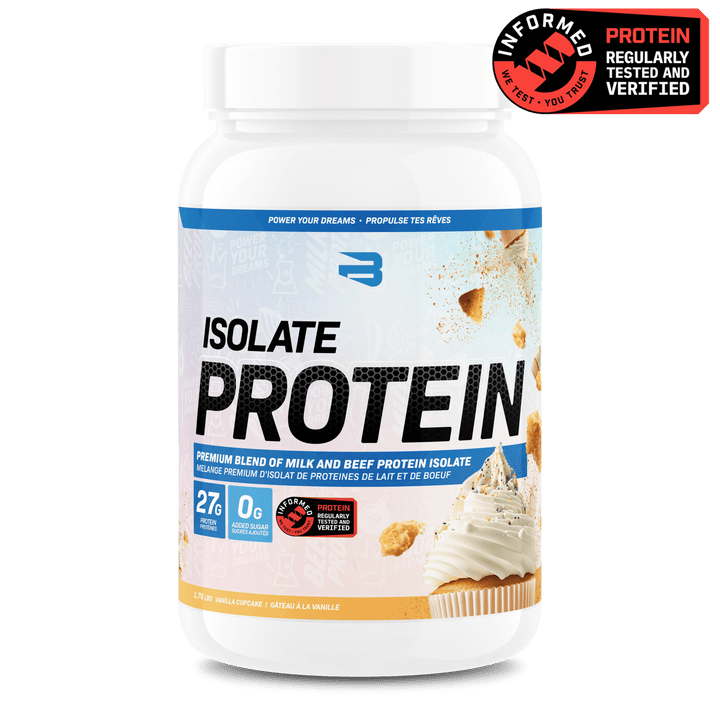 Believe Isolate Protein Vanilla Cupcake | Anthem Supplements Canada