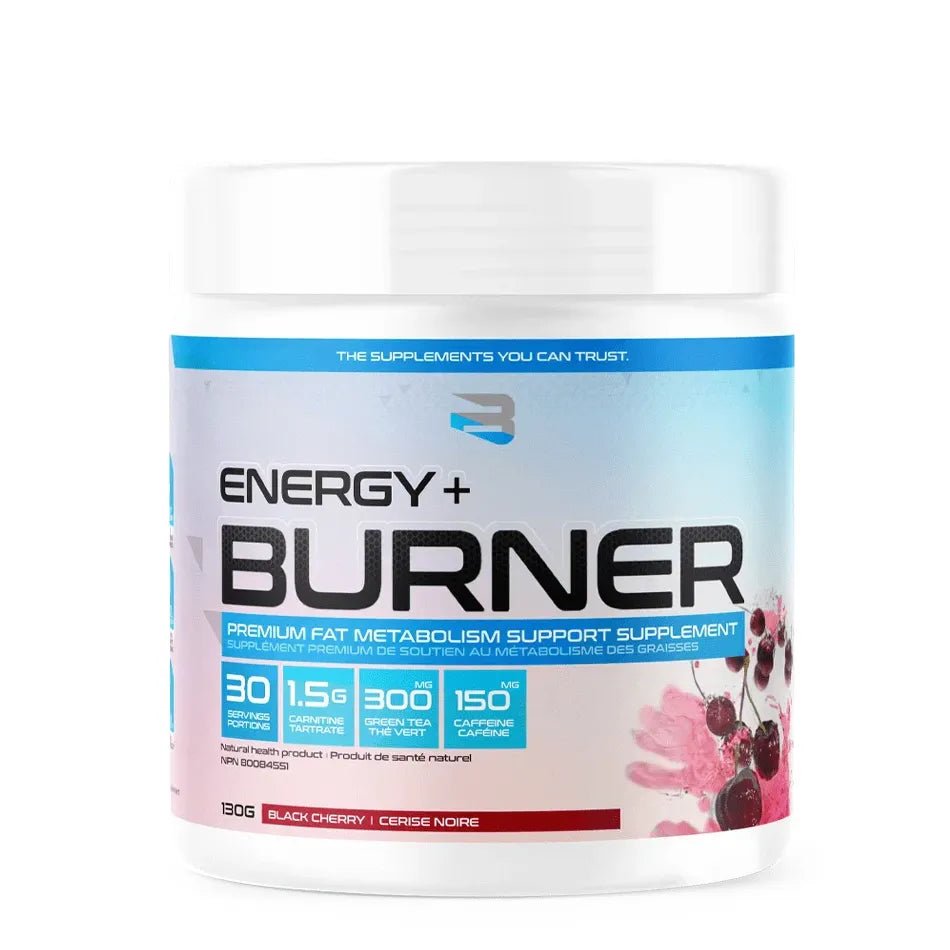 Believe Supplements Energy Burner Black Cherry | Anthem Supplements Canada