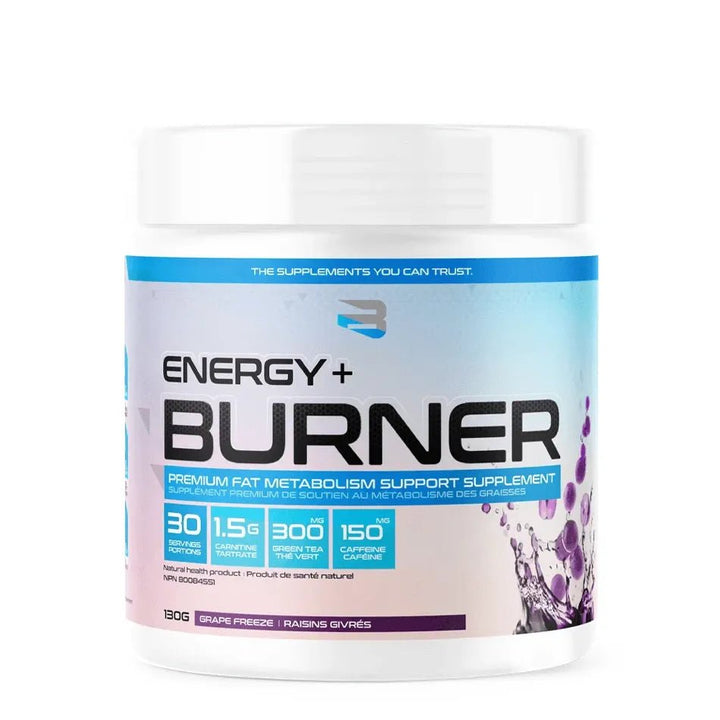 Believe Supplements Energy Burner Grape Freeze | Anthem Supplements Canada