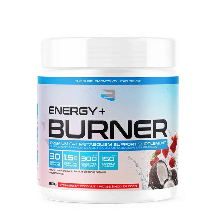 Believe Supplements Energy Burner Strawberry Coconut | Anthem Supplements Canada