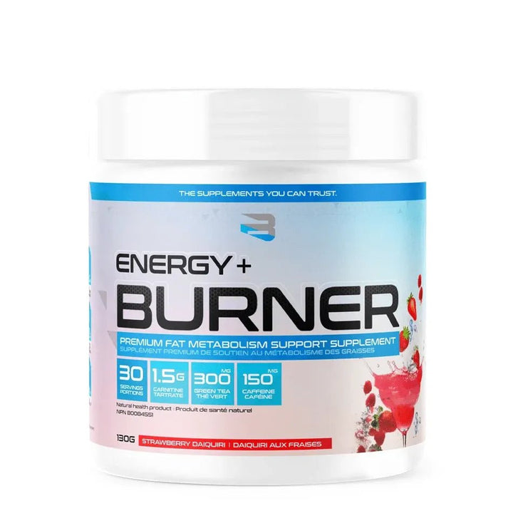Believe Supplements Energy Burner Strawberry Daiquiri | Anthem Supplements Canada