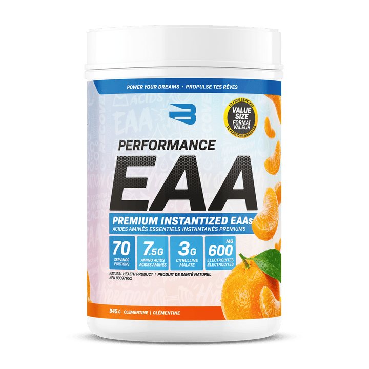 Believe Supplements Performance EAA Clementine | Anthem Supplements Canada