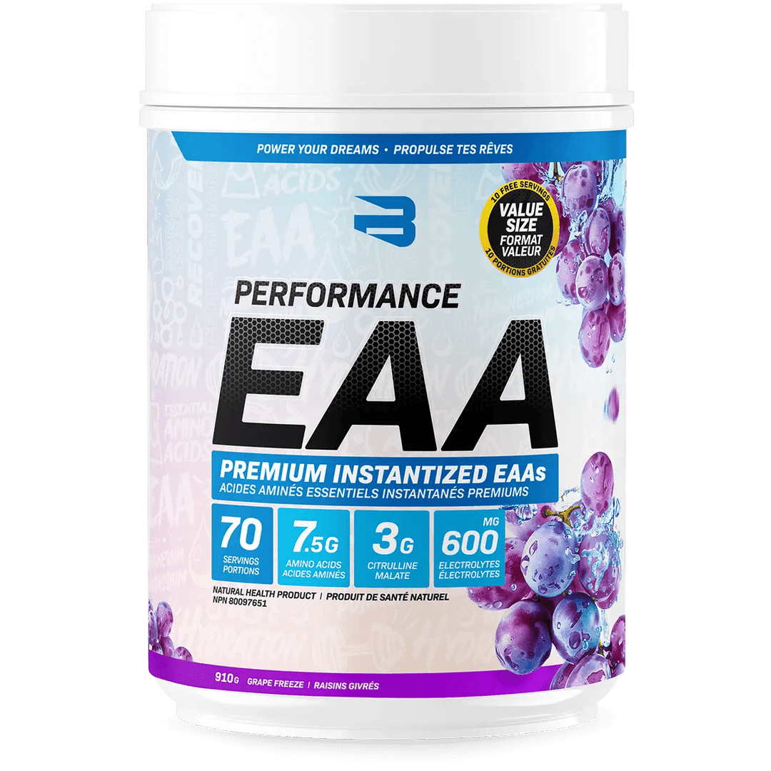 Believe Supplements Performance EAA Grape Freeze | Anthem Supplements Canada