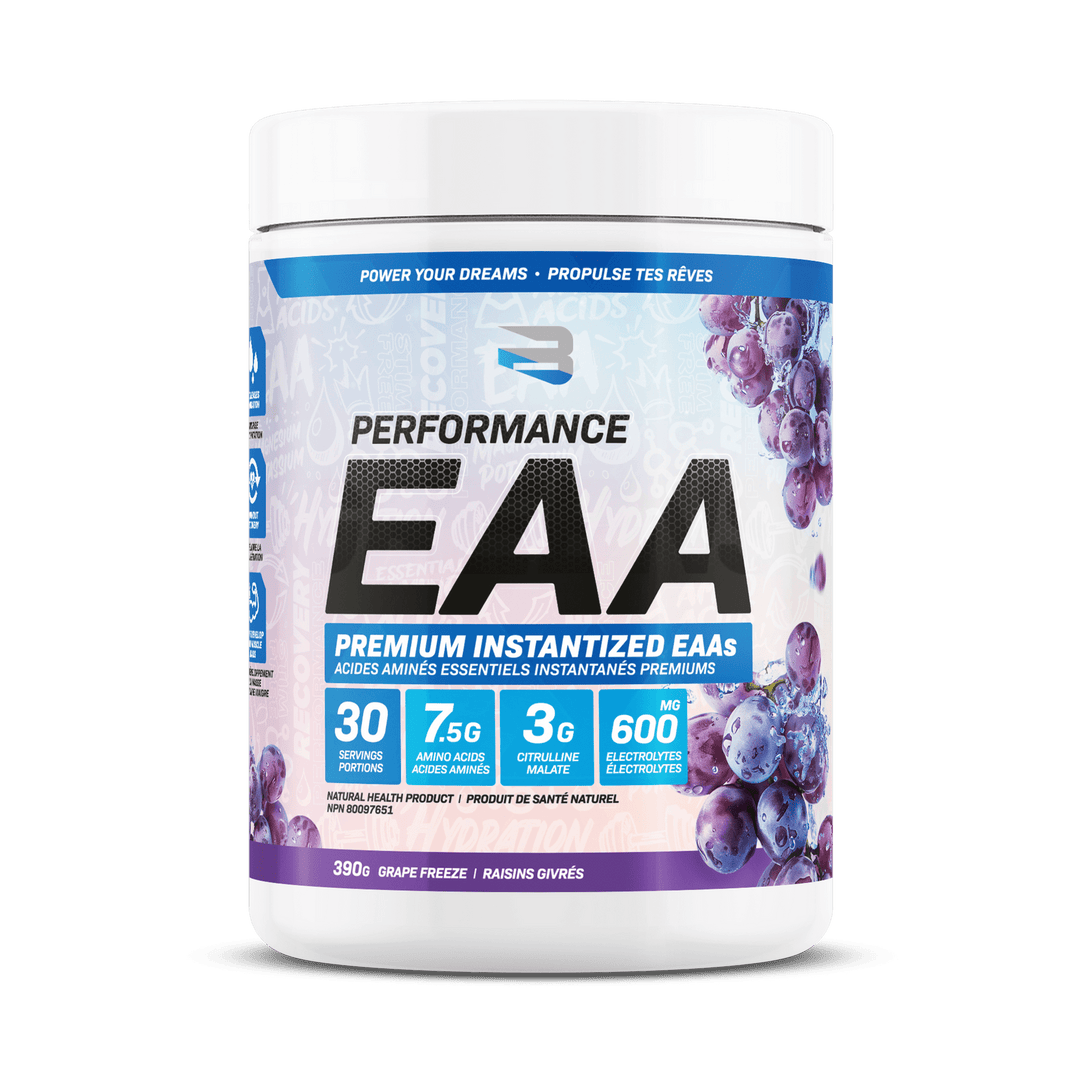 Believe Supplements Performance EAA Grape Freeze | Anthem Supplements Canada