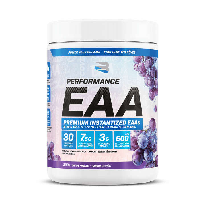 Believe Supplements Performance EAA Grape Freeze | Anthem Supplements Canada