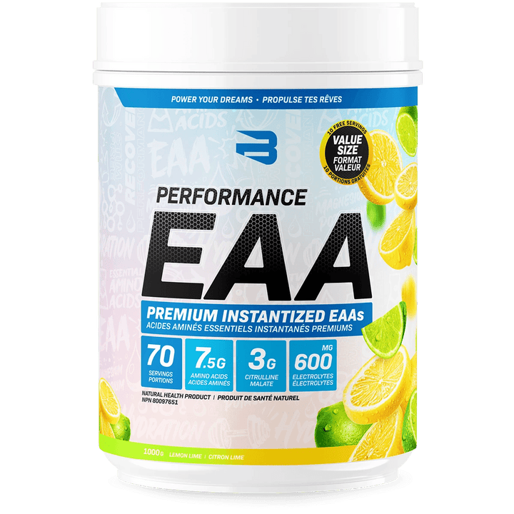 Believe Supplements Performance EAA Lemon Lime | Anthem Supplements Canada